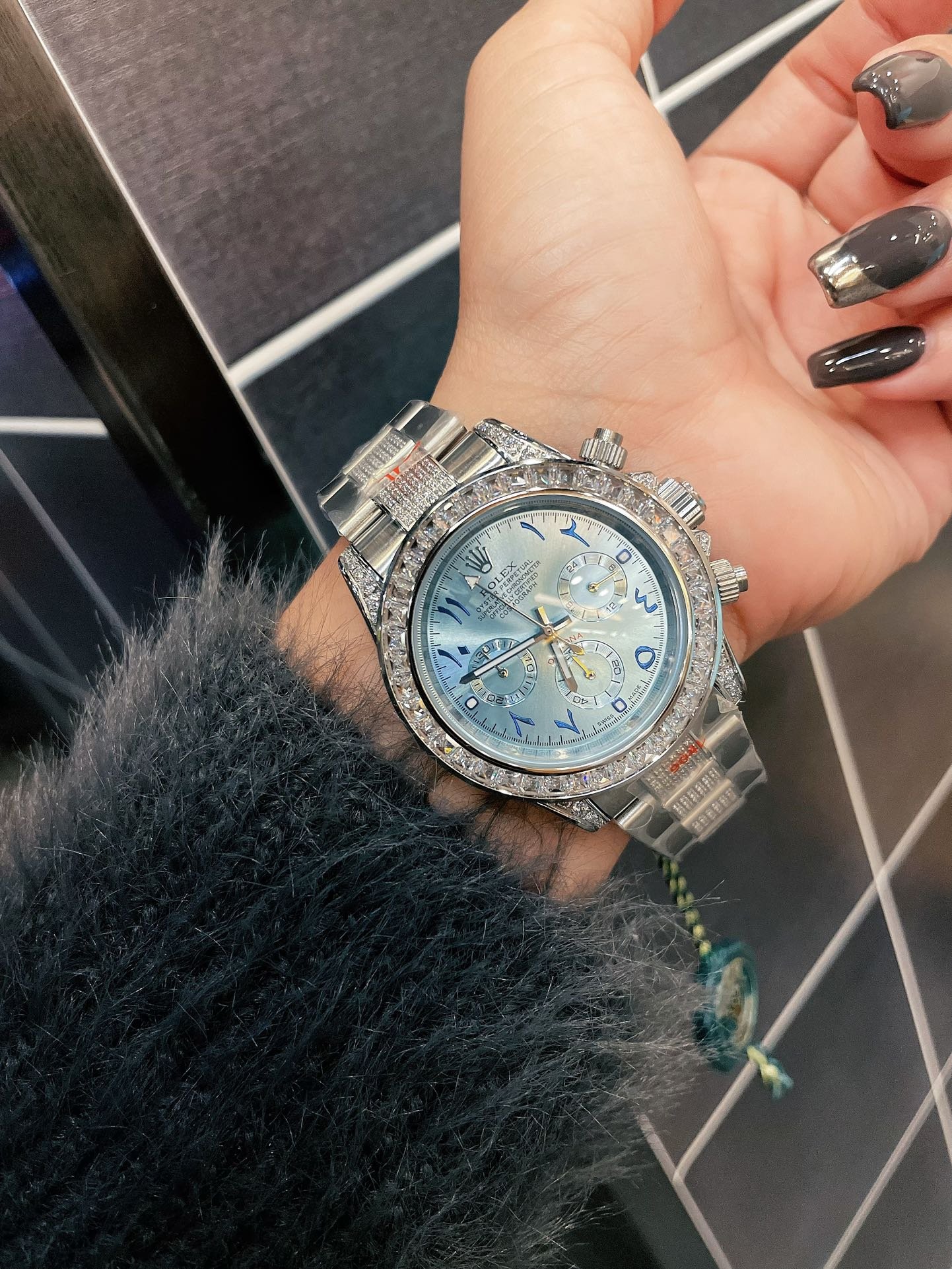 Rolex Ice Blue Daytona New Daytona Rainbow Edition - Image 10