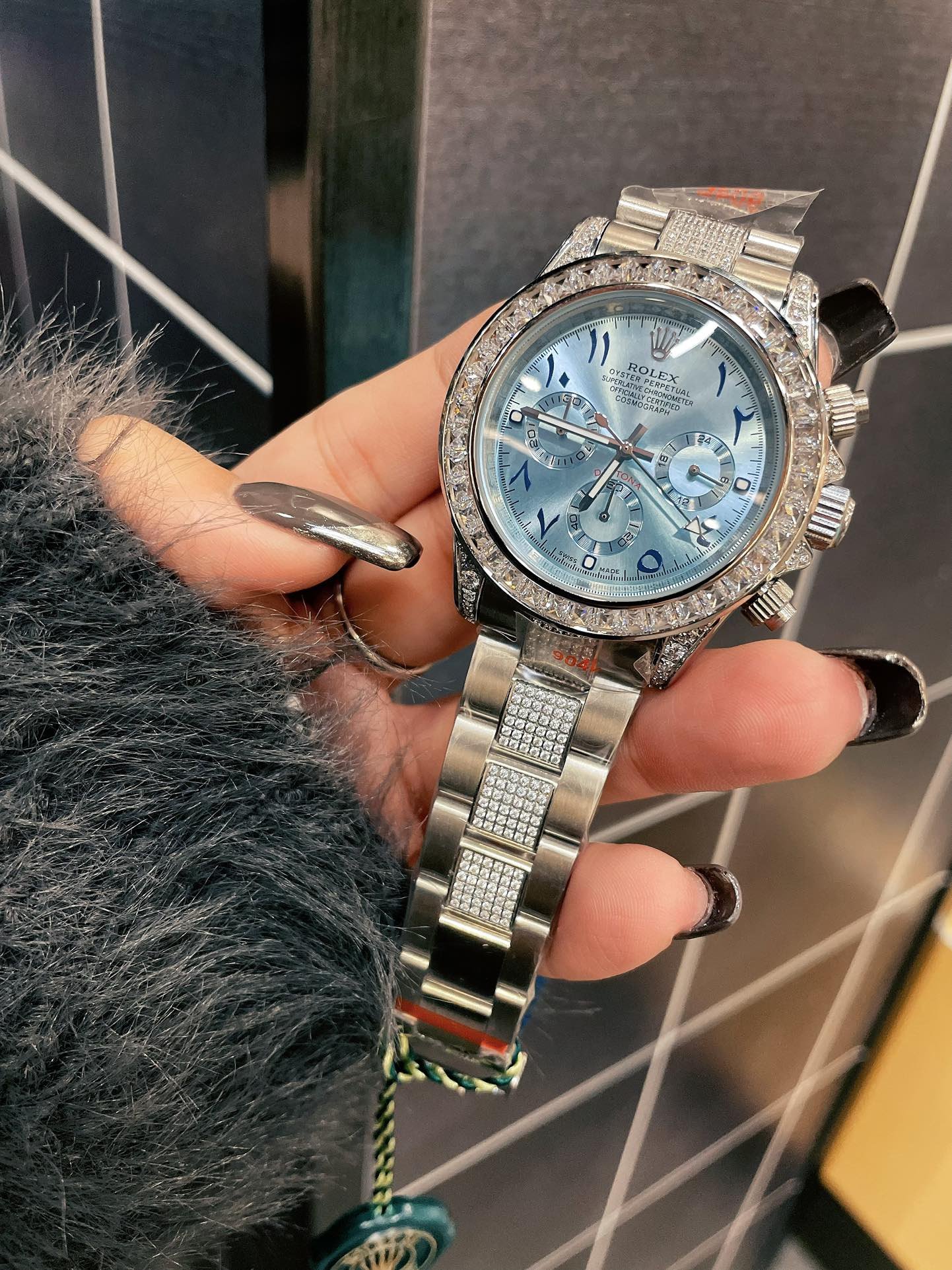 Rolex Ice Blue Daytona New Daytona Rainbow Edition - Image 8