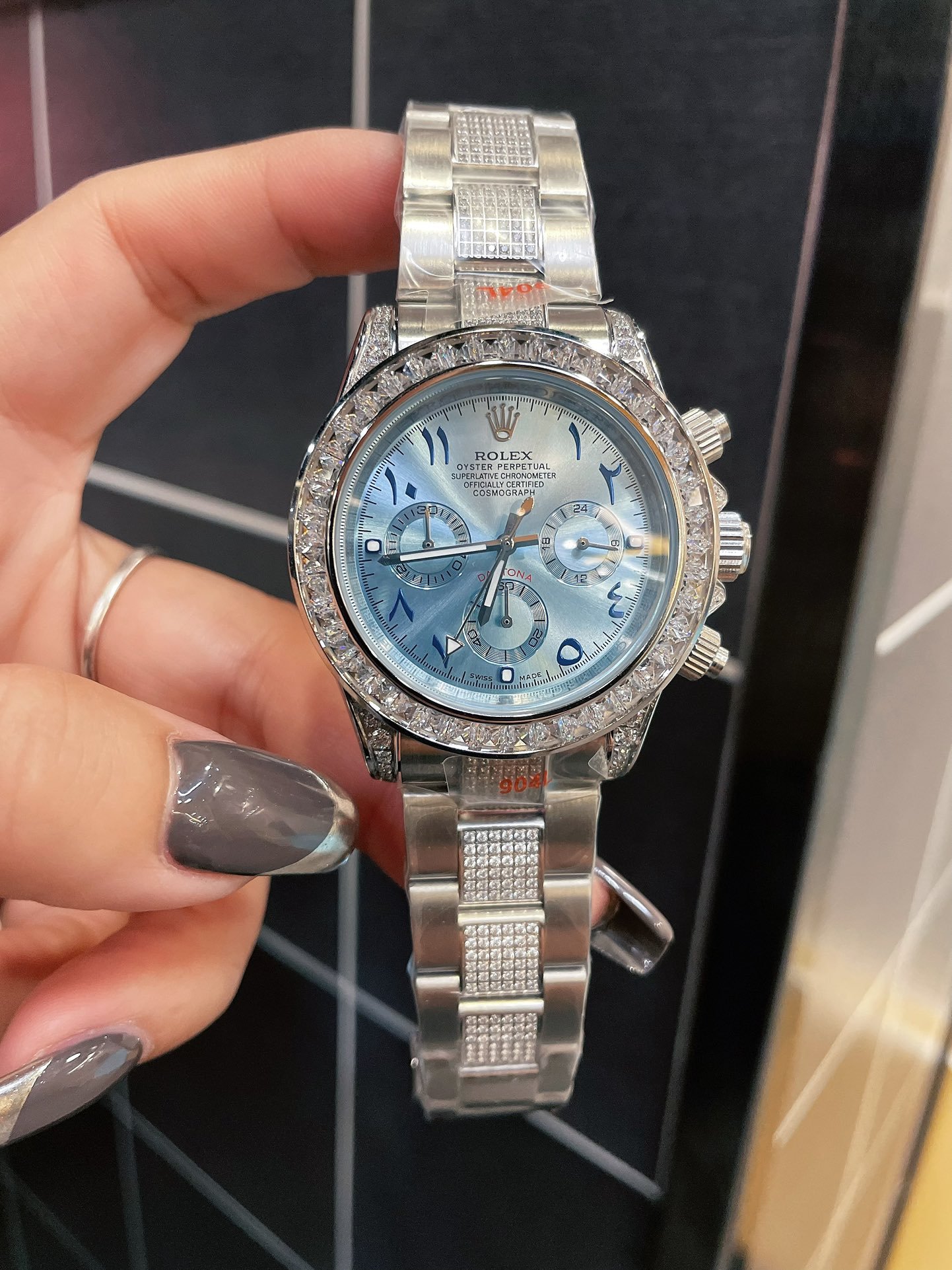 Rolex Ice Blue Daytona New Daytona Rainbow Edition