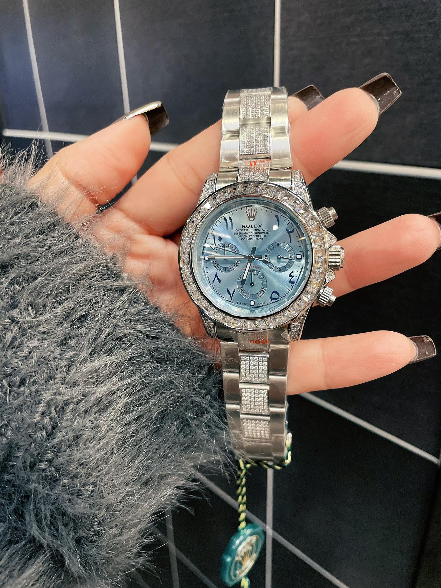 Rolex Ice Blue Daytona New Daytona Rainbow Edition - Image 6