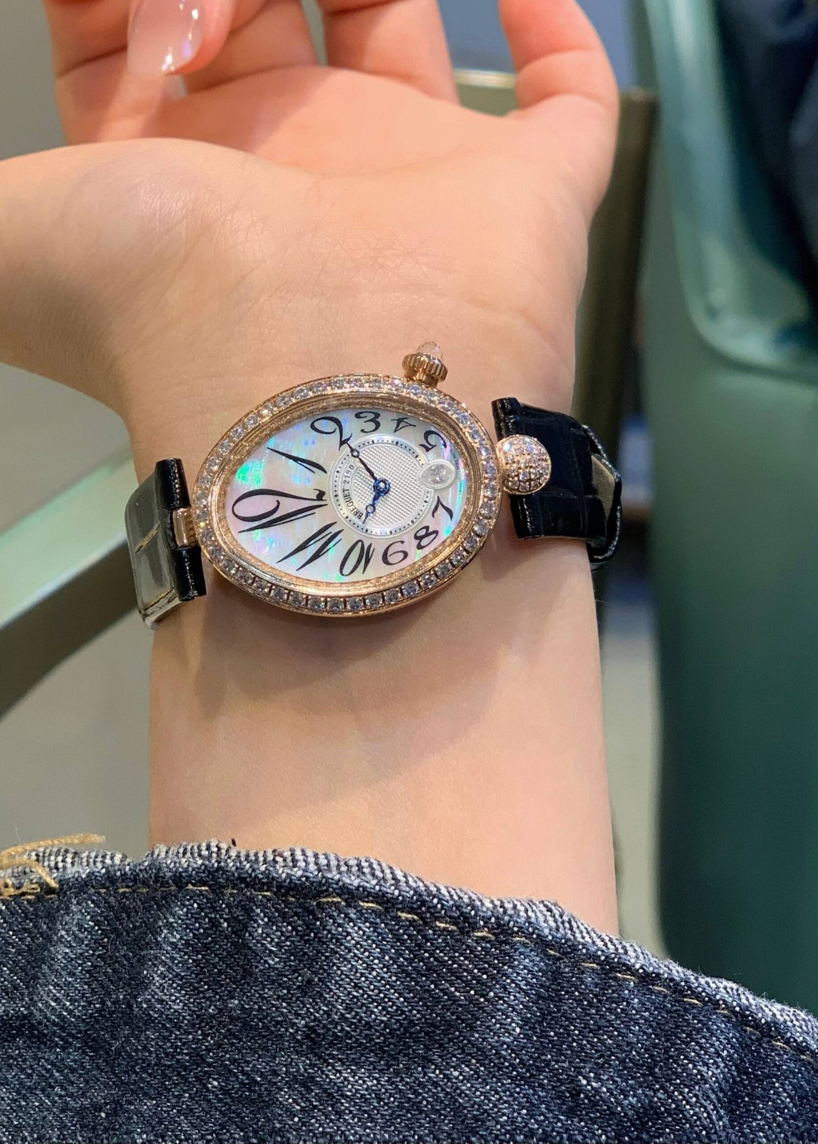 Breguet Reine de Naples Series High-Quality Swiss Quartz Ladies Watch - Image 15