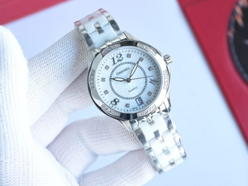 CHANEL quartz movement, 316L stainless steel case, women's wristwatch