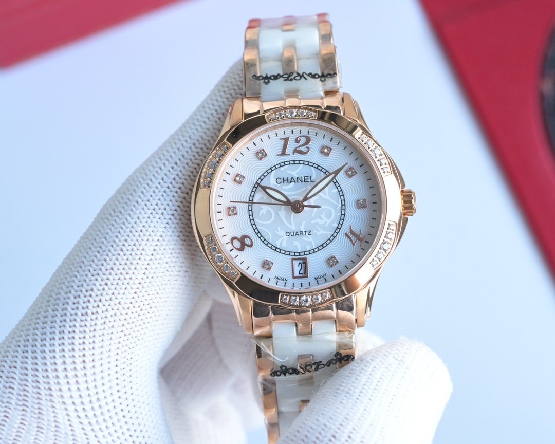 CHANEL quartz movement, 316L stainless steel case, women's wristwatch - Image 6