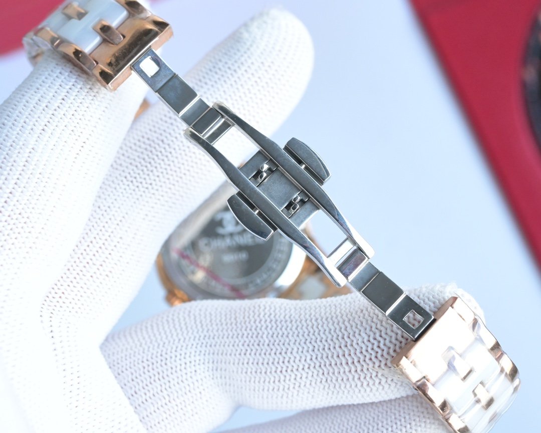 CHANEL quartz movement, 316L stainless steel case, women's wristwatch - Image 3