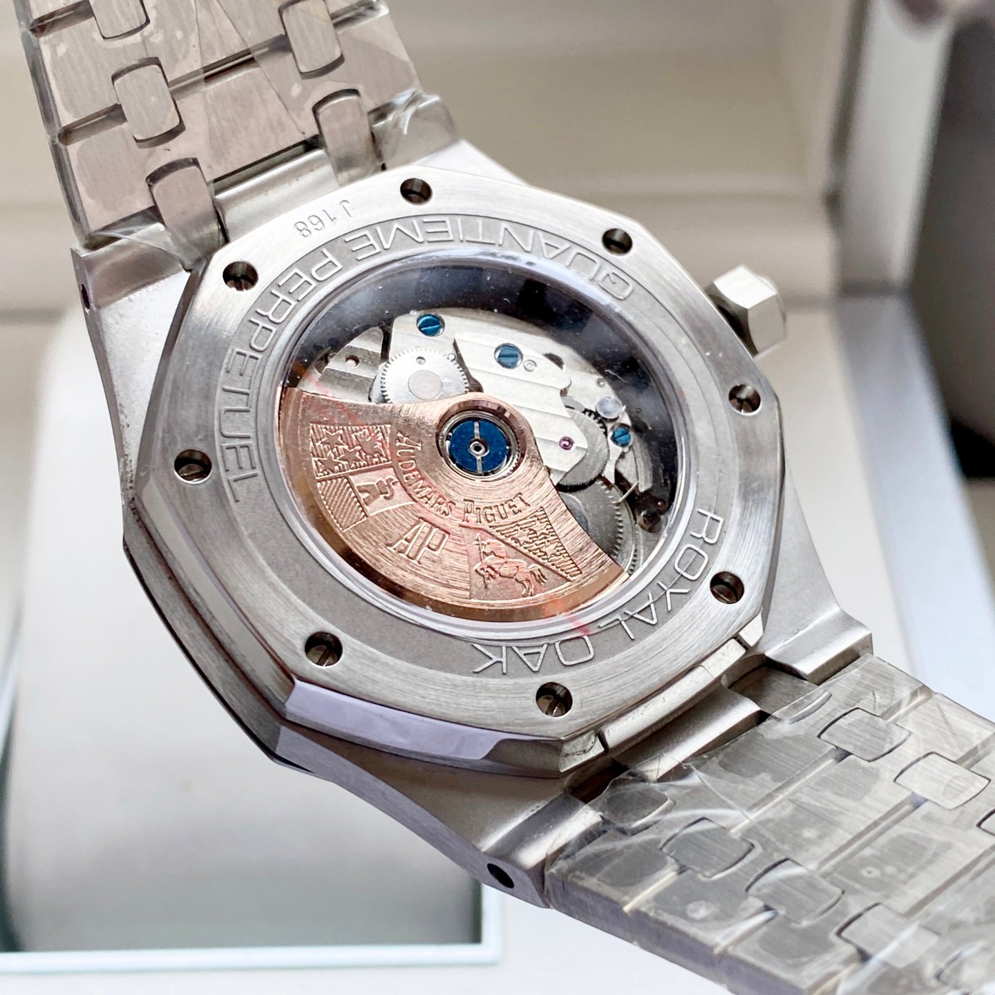 Audemars Piguet Royal Oak series, a perpetual calendar wristwatch with complex functions. Model: 26574ST2.OO.1220 - Image 4