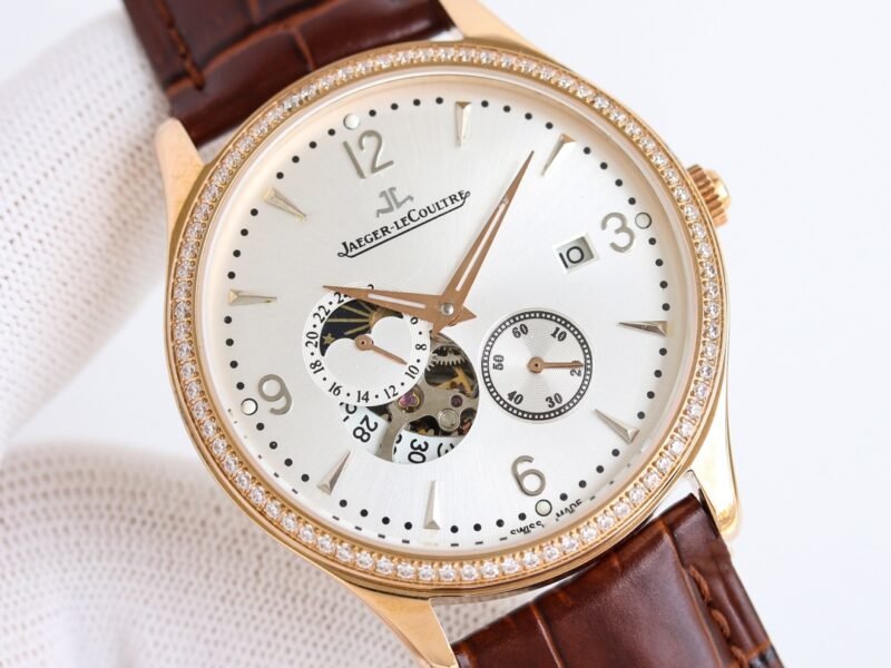 Jaeger LeCoultre boutique men's watch, with four needle separation, exquisite craftsmanship, unique creativity, noble atmosphere, and gentlemanly style.