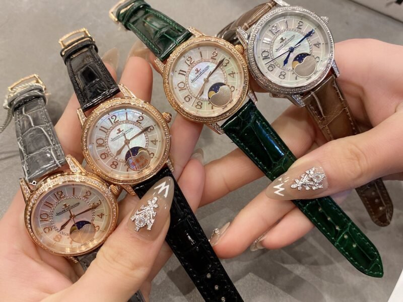 Jaeger LeCoultre Date Series Sun Moon Star Jewelry Watch