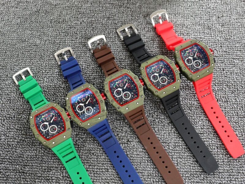 Richard Mille Men’s Six-Hand Running Chronograph – Multi-Function Sport Watch