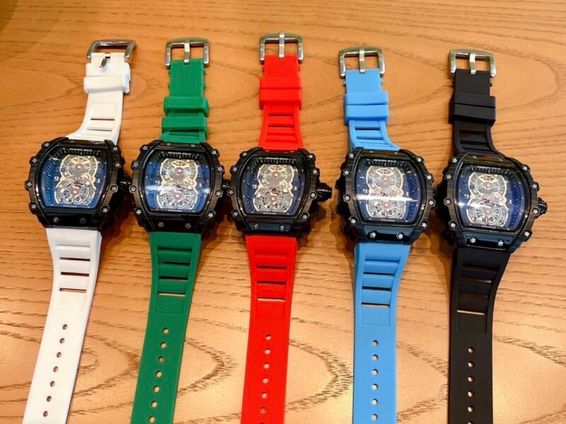 Richard Miller Blue Light Mirror&Unique Hollow Dial Watch