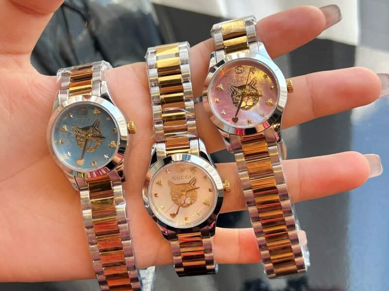 Gucci G-timeless series watch, classic nine bead strap