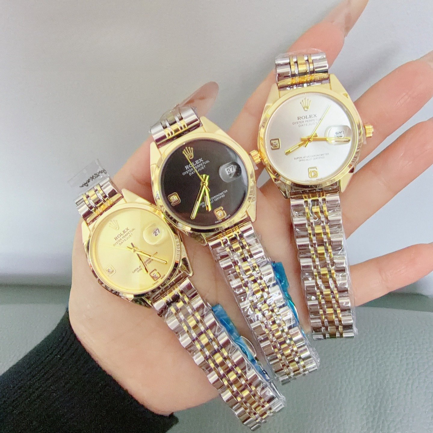 Rolex 33mm Women’s Elegant Watch with Date-just - Image 3