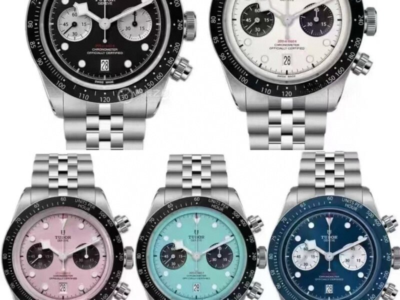 Tudor Biwan's iconic snowflake pointer chronograph watch