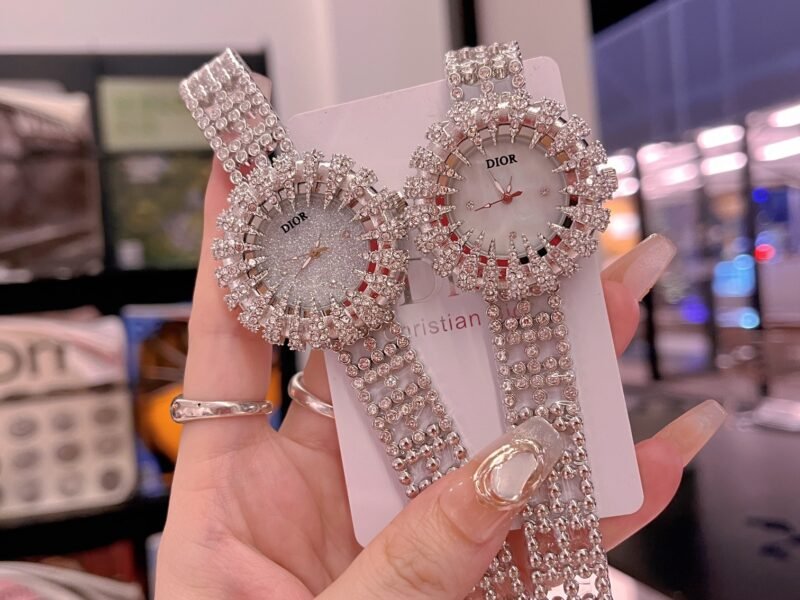 Dior's new La d de Dior collection of high-end jewelry watches,