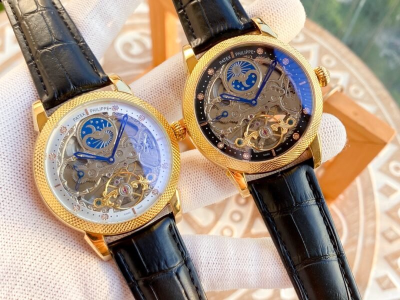 Patek Philippe men's formal wristwatches showcase exquisite craftsmanship and elegant texture, showcasing the charm of gentlemen