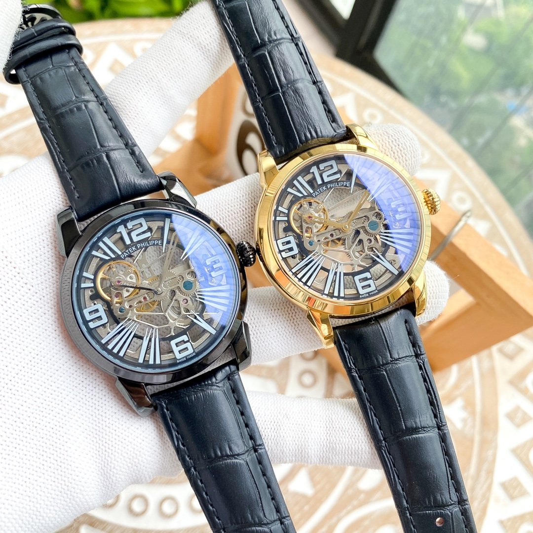 Patek Philippe boutique men's wristwatches are crafted with exquisite craftsmanship, exuding a luxurious and noble touch, showcasing a gentlemanly style