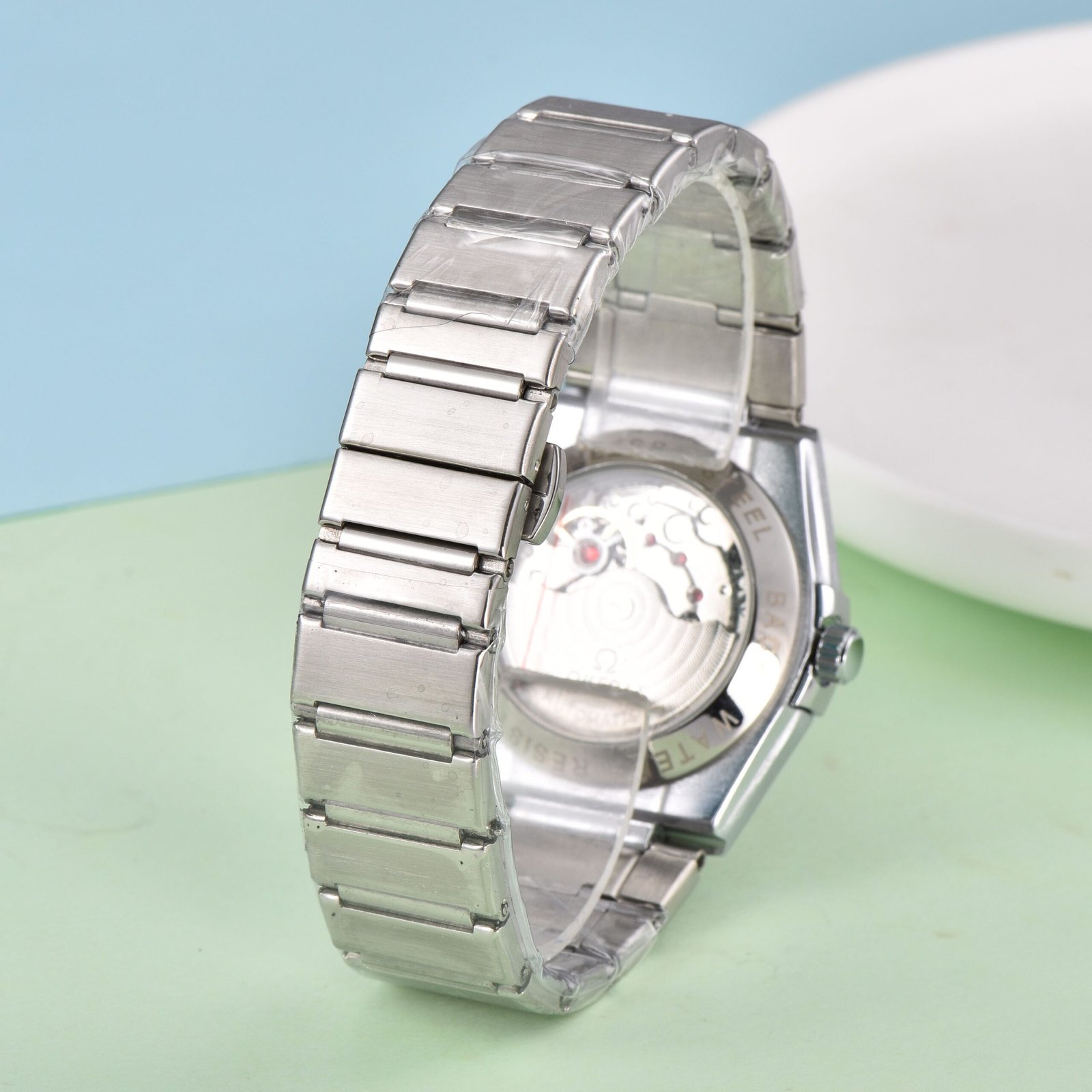 Omega Constellation Series | Quartz Skeleton Case Back | Men's Favorite Watch with Date Function | Bold and Elegant Design - Image 6