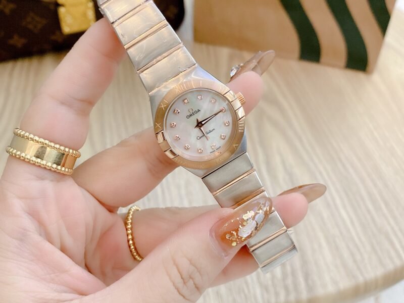 Omega Constellation Series | 316L Stainless Steel Rose Gold Bracelet