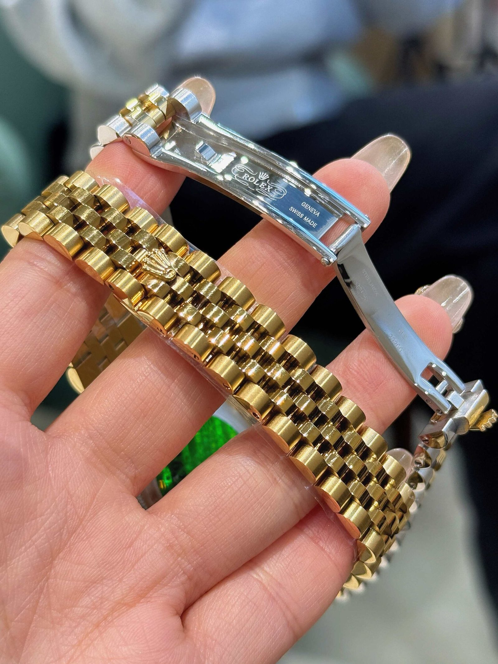 Rolex Date-Just 31mm Watch | White Diamond & 316 Stainless Steel Luxury Wristwatch - Image 3